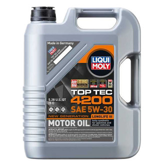 Liqui Moly® - Top Tec™ 4200 SAE 5W-30 Synthetic Motor Oil, 5 Liters (5.28 Quarts)