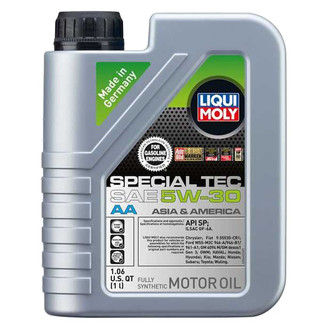 Liqui Moly® - Special Tec™ AA SAE 5W-30 Full Synthetic Motor Oil, 1 Liter (1.06 Quarts)