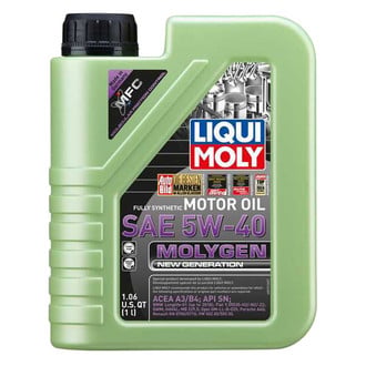 Liqui Moly® - Molygen New Generation™ SAE 5W-40 Synthetic Motor Oil, 1 Liter (1.06 Quarts)