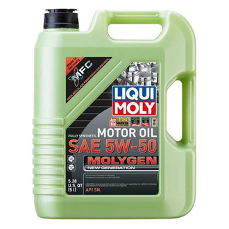 Liqui Moly® - Molygen™ SAE 5W-50 Full Synthetic New Generation Motor Oil, 5 Liters (5.28 Quarts)