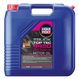 Liqui Moly® - Top Tec™ 4450 SAE 15W-40 Conventional Motor Oil, 20 Liters (21.13 Quarts)