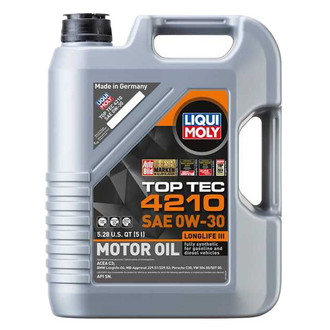 Liqui Moly® - Top Tec 4210™ SAE 0W-30 Full Synthetic Motor Oil, 5 Liters (5.28 Quarts)