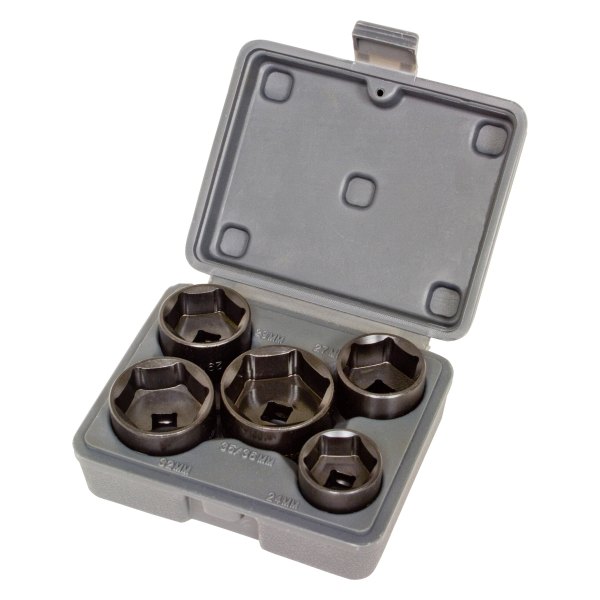 Lisle® - 5-piece 24 mm to 36 mm Oil Filter Socket Set