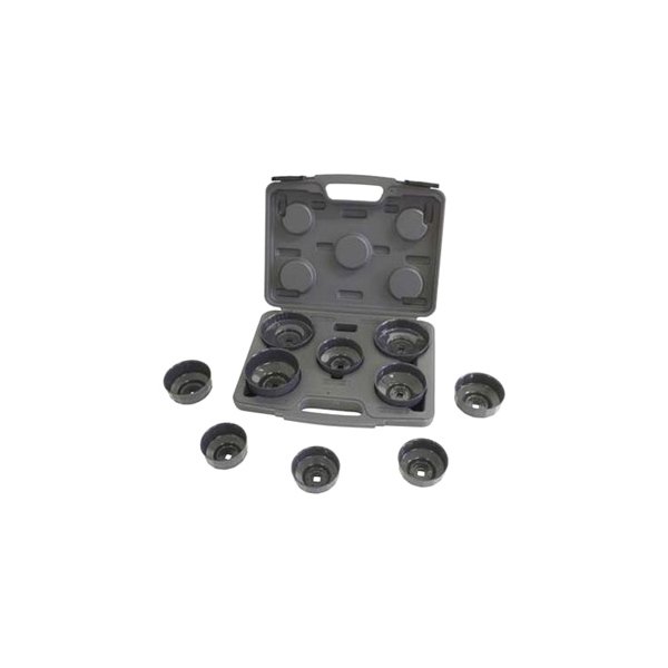 Lisle® - 10-piece Heavy Duty Cap Style Oil Filter Wrench Set