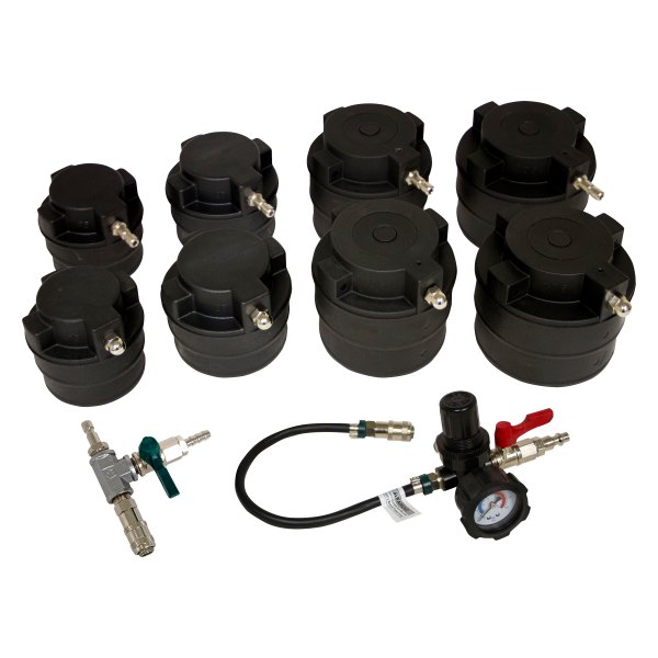 Lisle® - 10-piece HD Turbo Air System Test Kit with Smoke Adapter
