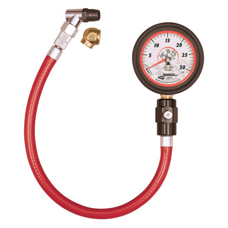 Longacre® - Deluxe™ 0 to 30 psi Glow-In-The-Dark Dial Tire Pressure Gauge