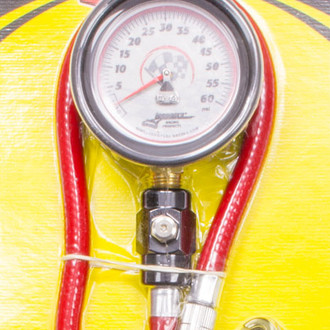 Longacre® - Deluxe™ 0 to 60 psi Glow-In-The-Dark Dial Tire Pressure Gauge