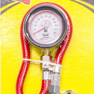 Longacre® - Basic™ 0 to 60 psi Glow-In-The-Dark Dial Tire Pressure Gauge