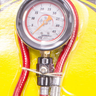 Longacre® - 0 to 45 psi Liquid Filled Glow-In-The-Dark Dial Tire Pressure Gauge