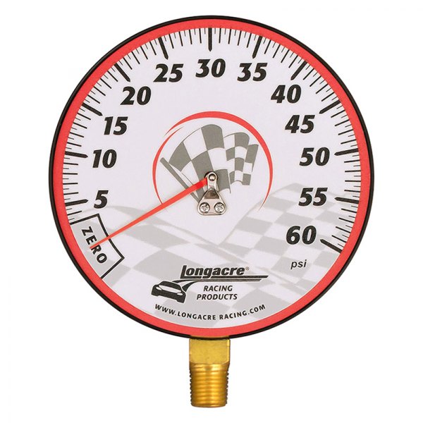 Longacre® - 0 to 60 psi Dial Tire Pressure Gauge Head for Pro Precision Tire Pressure Gauge