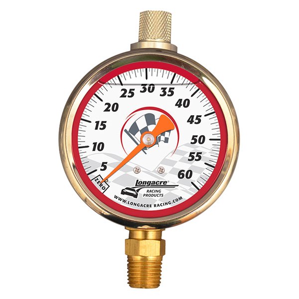 Longacre® - 0 to 60 psi Dial Tire Pressure Gauge Head for Liquid Filled Tire Pressure Gauges