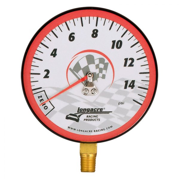 Longacre® - 0 to 15 psi Dial Tire Pressure Gauge Head for Deluxe Tire Pressure Gauge