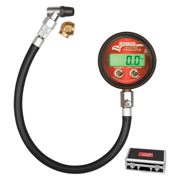 Longacre® - 0 to 125 psi Pro Digital Tire Pressure Gauge with Foot Valve