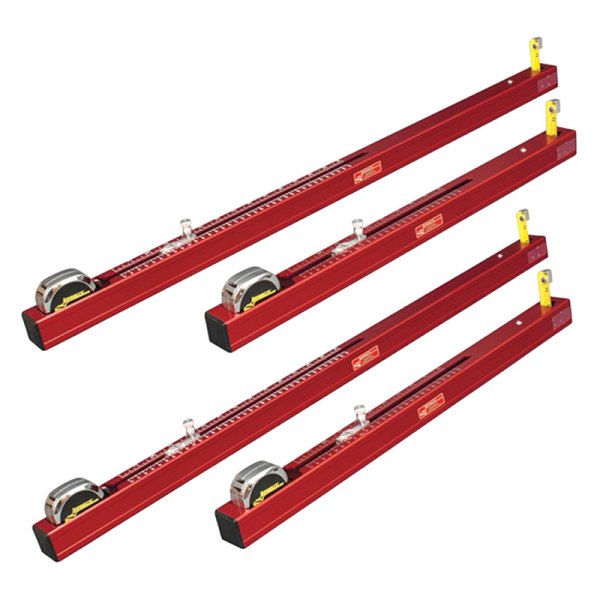 Longacre® - 4-piece Short/Long Chassis Height Measurement Tool Set