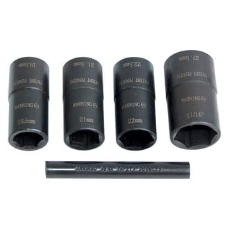 LTI Tools® - 5-piece Dual Sided Lug Nut Socket Removal Kit