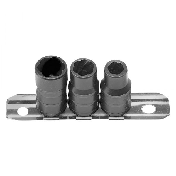 LTI Tools® - 3 Pieces 3/8" Drive Transmission Drain Plug Twist Sockets