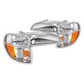 Lumen® - Chrome Crystal Turn Signal/Parking Lights