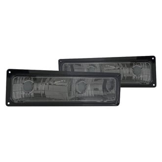Lumen® - Chrome Smoke Crystal Turn Signal/Parking Lights