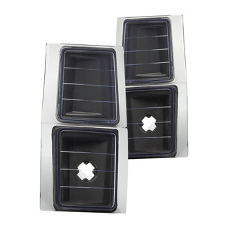 Lumen® - Black Factory Style Turn Signal/Corner Lights