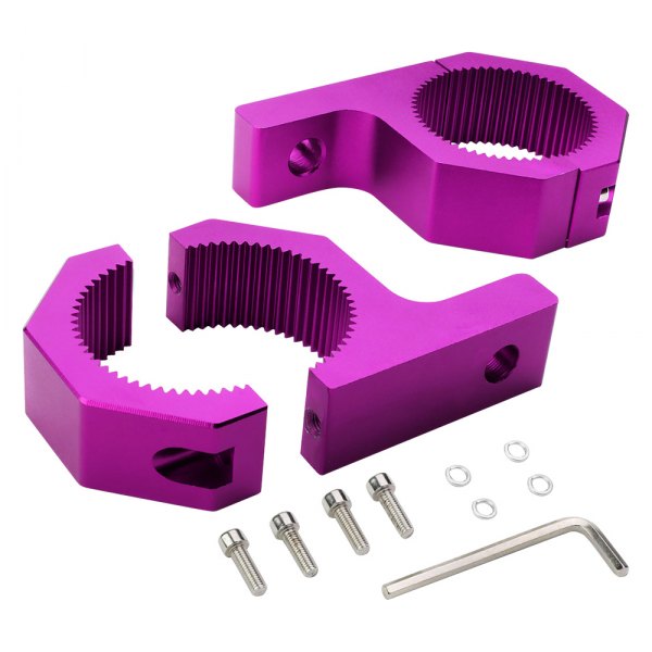 Lumen® - 2" Purple Tubular Light Mounts