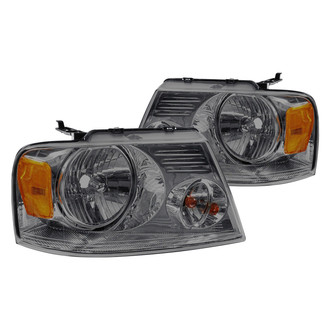 Lumen® - Chrome/Smoke Euro Headlights