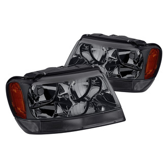 Lumen® - Chrome/Smoke Euro Headlights