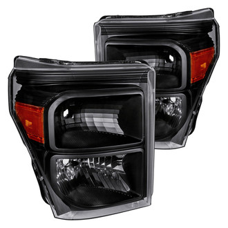 Lumen® - Black Euro Headlights