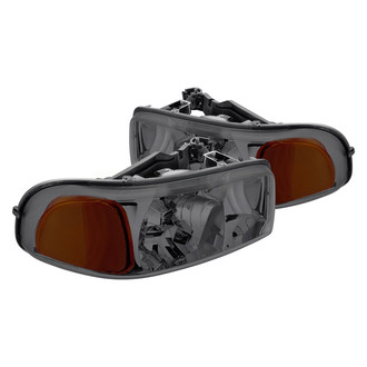 Lumen® - Chrome/Smoke Euro Headlights