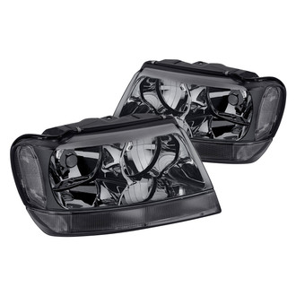 Lumen® - Chrome/Smoke Euro Headlights