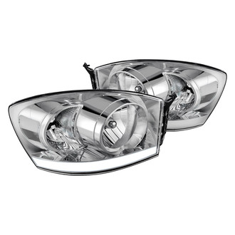 Lumen® - Chrome LED DRL Bar Headlights