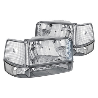 Lumen® - Chrome Euro Headlights with Parking LEDs