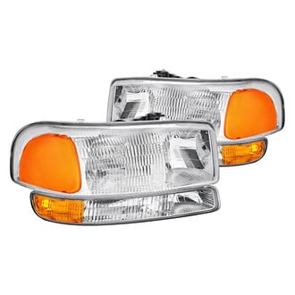 Lumen® - Chrome Factory Style Headlights with Bumper Lights