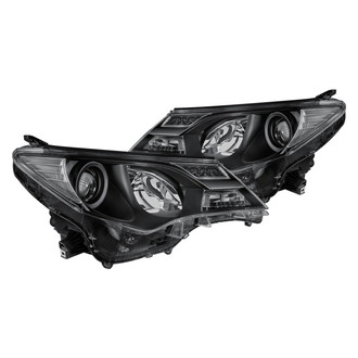 Lumen® - Black Factory Style Projector Headlights with LED DRL