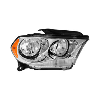 Lumen® 87-1002875 - Passenger Side Chrome Factory Style Headlight