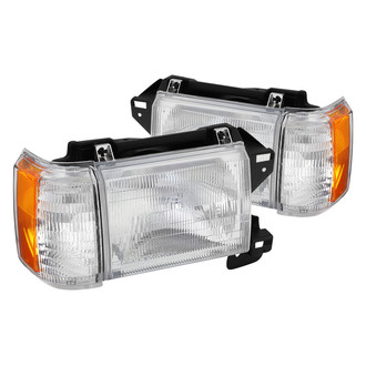 Lumen® - Chrome Factory Style Headlights with Turn Signal/Corner Lights