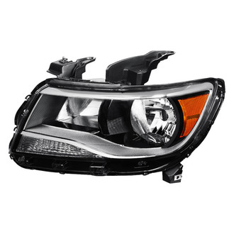 Lumen® - Driver Side Black Factory Style Headlight