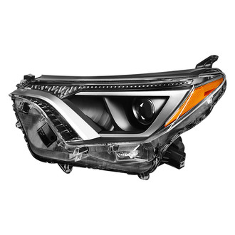 Lumen® - Driver Side Black Factory Style Projector Headlight