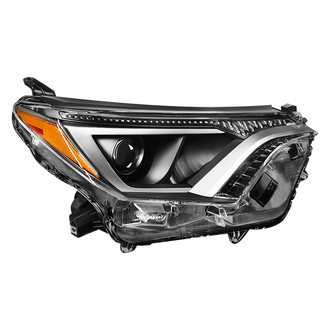 Lumen® - Passenger Side Black Factory Style Projector Headlight