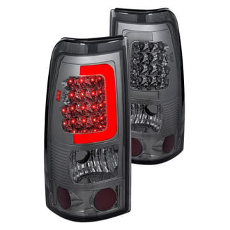 Lumen® - Chrome/Smoke Fiber Optic LED Tail Lights