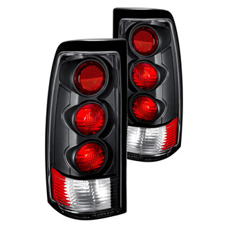 Lumen® - Black/Red Euro Tail Lights