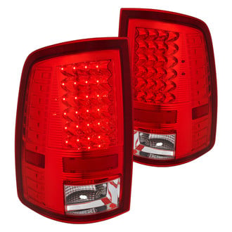 Lumen® - Chrome/Red LED Tail Lights