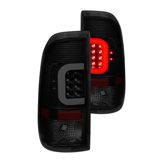 Lumen® - Black/Smoke C-Shape Fiber Optic LED Tail Lights