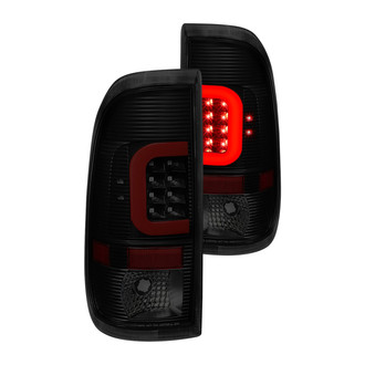 Lumen® - Black/Smoke C-Shape Fiber Optic LED Tail Lights