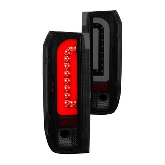 Lumen® 88-1001534 - Black/Smoke Fiber Optic LED Tail Lights