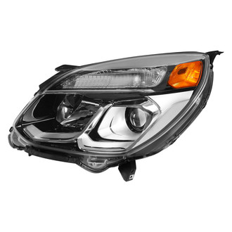 Lumen® - Black/Chrome Factory Style Projector Headlight