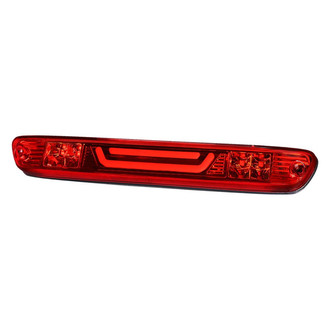 Lumen® - Black/Chrome Red Fiber Optic LED 3rd Brake Light