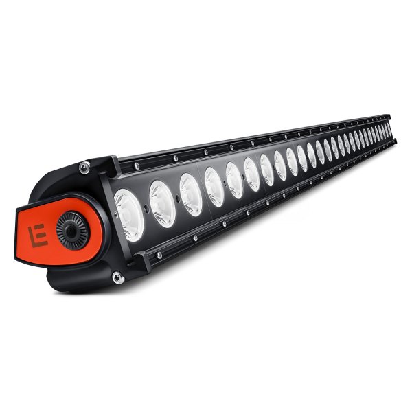 Lumen® - 40" 240W Single Row Combo Beam LED Light Bar with Illuminated End Caps