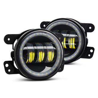 Lumen® - Black Halo Projector LED Fog Lights