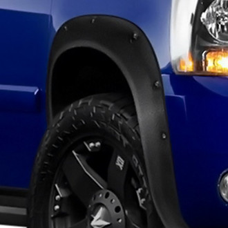 Lund® - Elite Series RX-Rivet Style Smooth Black Front and Rear Fender Flares