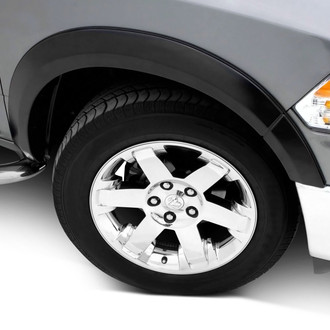 Lund® - Elite Series SX-Sport Style Smooth Black Front and Rear Fender Flares